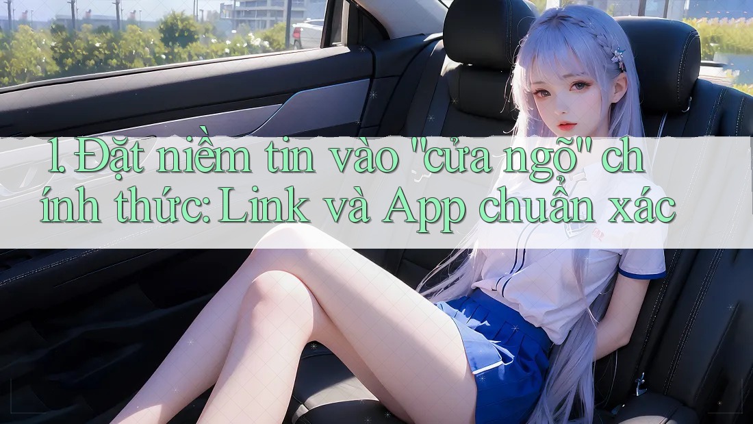 1. Đặt niềm tin vào “cửa ngõ” chính thức: Link và App chuẩn xác