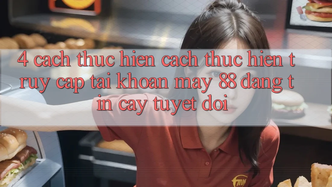 4. Cách thực hiện Cách thực hiện Truy cập tài khoản May-88 Đáng tin cậy Tuyệt Đối