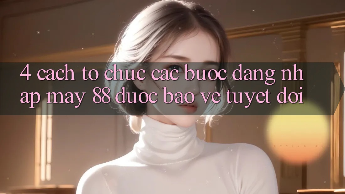 4. Cách tổ chức Các Bước Đăng nhập May-88 Được bảo vệ Tuyệt Đối