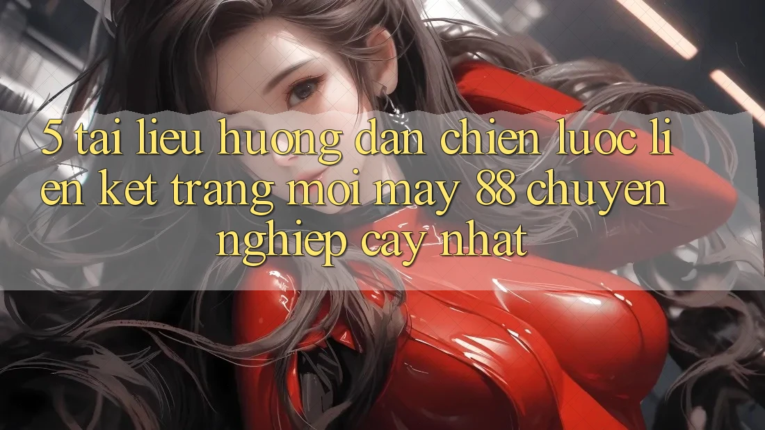5. Tài liệu hướng dẫn Chiến lược Liên kết Trang Mới May-88 Chuyên nghiệp cậy Nhất