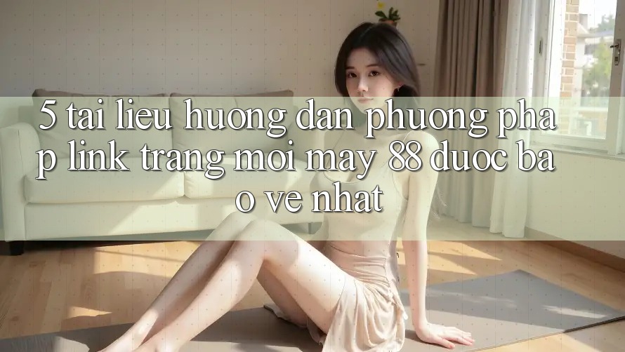 5. Tài liệu hướng dẫn Phương pháp Link Trang Mới May-88 Được bảo vệ Nhất