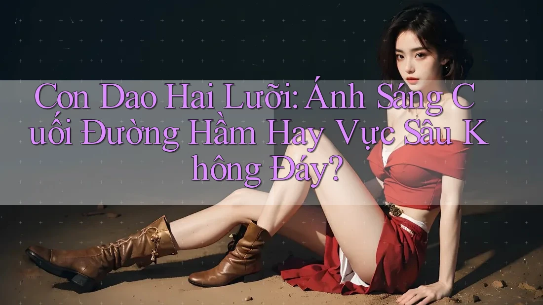 Con Dao Hai Lưỡi: Ánh Sáng Cuối Đường Hầm Hay Vực Sâu Không Đáy?