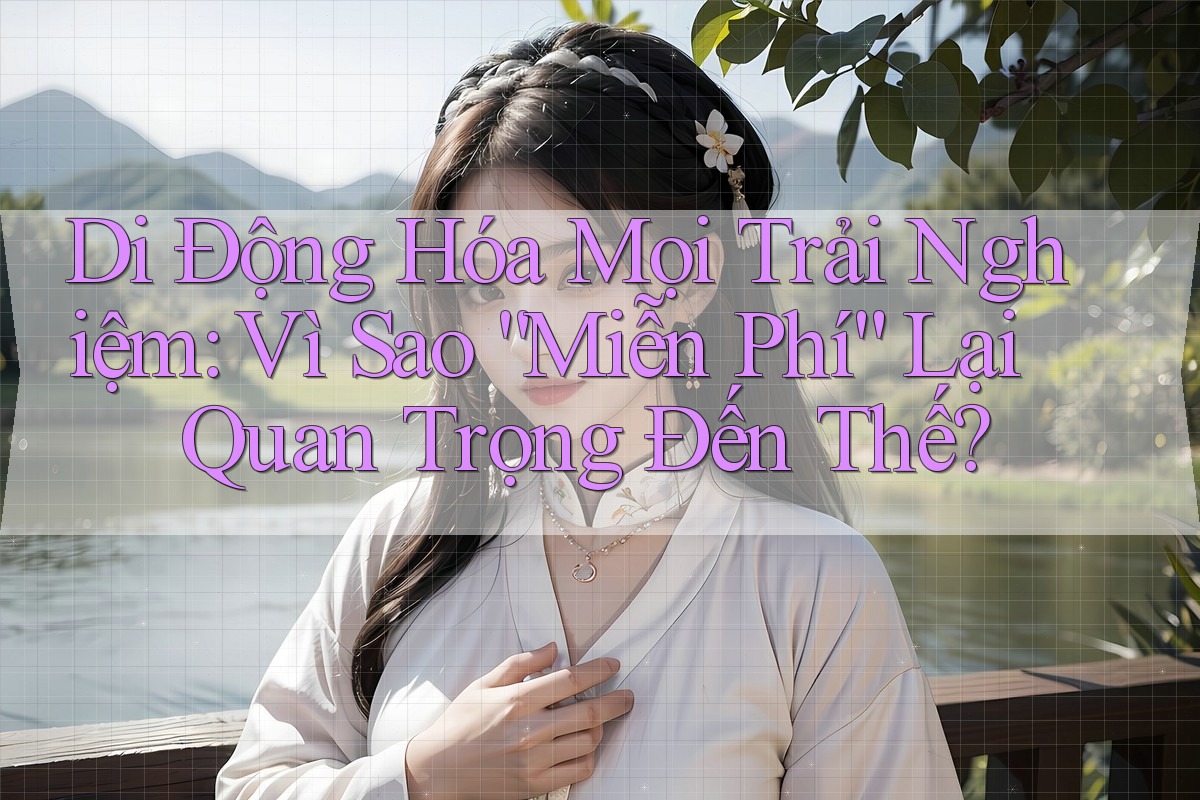 Di Động Hóa Mọi Trải Nghiệm: Vì Sao “Miễn Phí” Lại Quan Trọng Đến Thế?