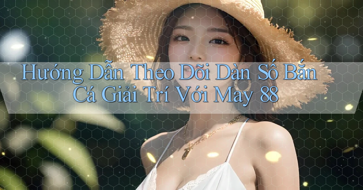 hướng dẫn theo dõi dàn số bắn cá giải trí với may 88