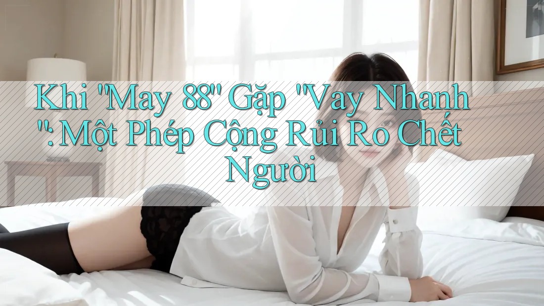 Khi “May 88” Gặp “Vay Nhanh”: Một Phép Cộng Rủi Ro Chết Người