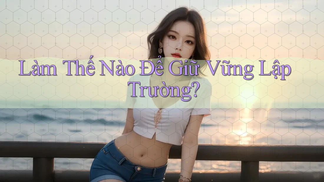 Làm Thế Nào Để Giữ Vững Lập Trường?