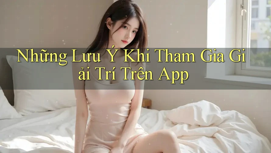 Những Lưu Ý Khi Tham Gia Giải Trí Trên App