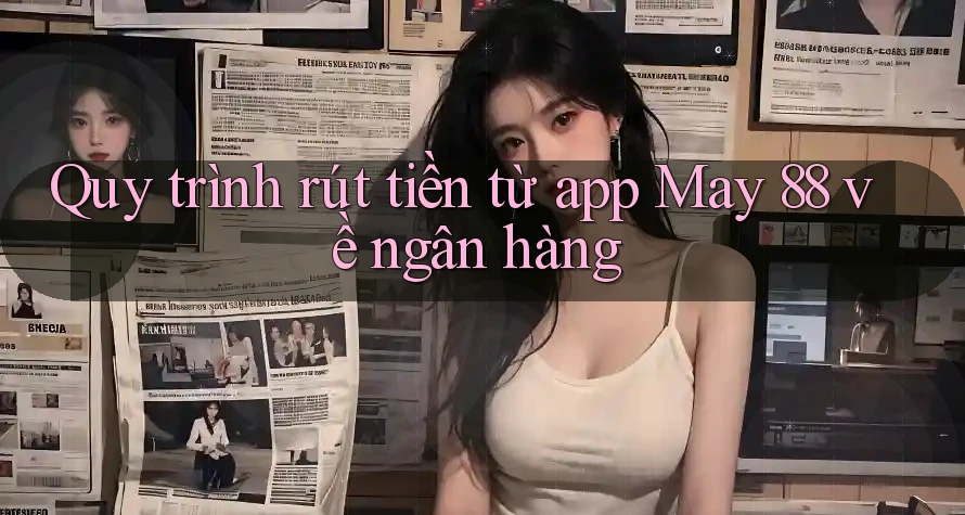 Quy trình rút tiền từ app May 88 về ngân hàng