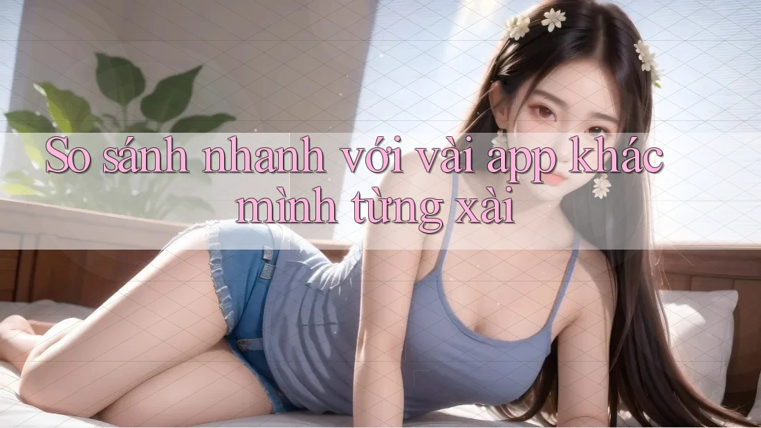 So sánh nhanh với vài app khác mình từng xài