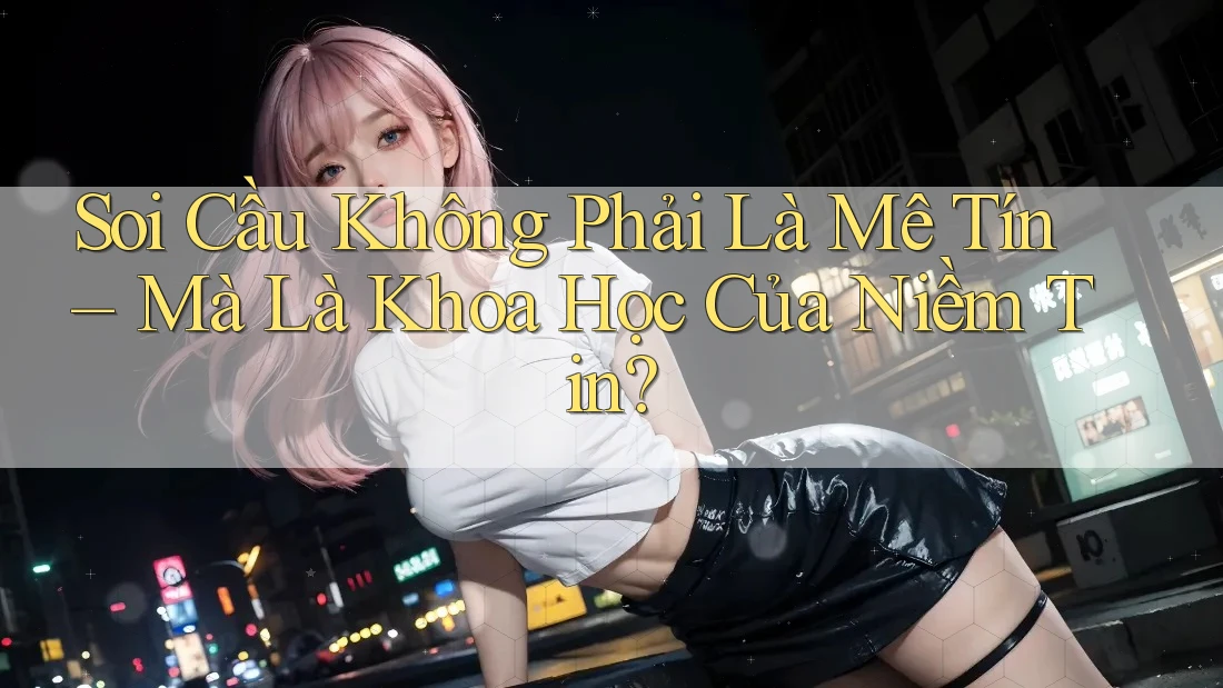Soi Cầu Không Phải Là Mê Tín – Mà Là Khoa Học Của Niềm Tin?