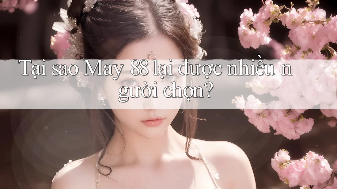 Tại sao May 88 lại được nhiều người chọn?