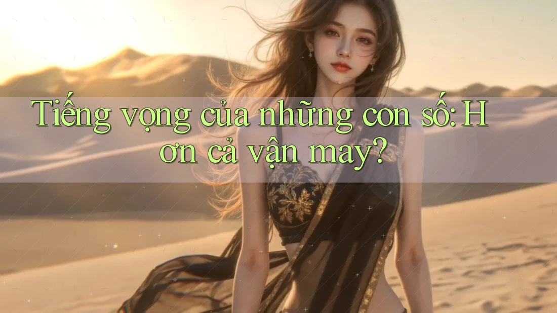 Tiếng vọng của những con số: Hơn cả vận may?