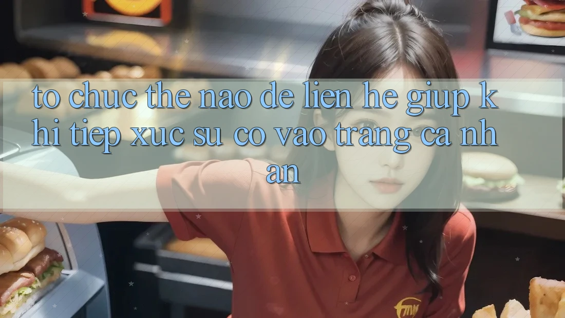 Tổ chức thế nào để liên hệ giúp khi tiếp xúc sự cố vào trang cá nhân?